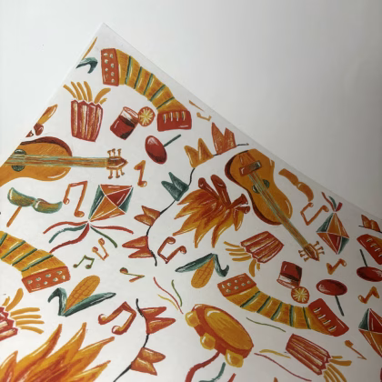 Festa Junina (fundo branco) 180g