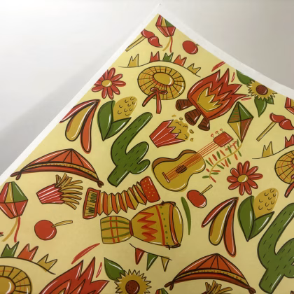 Festa Junina (fundo amarelo) 180g