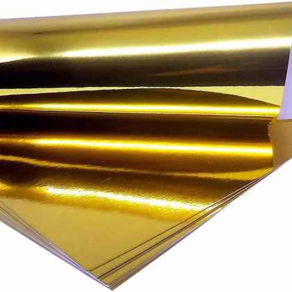 Papel Laminado (Lamicote) Dourado 180g e 250g