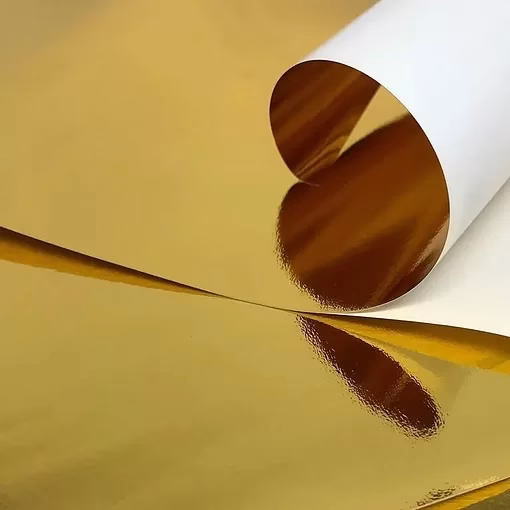 Papel Laminado (Lamicote) Dourado 180g e 250g - Imagem 2