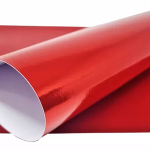 Papel Laminado (Lamicote) Vermelho 180g